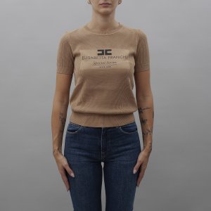 Maglia MK81Q46E2 donna ELISABETTA FRANCHI Cammello