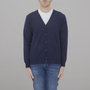 Cardigan 89613 uomo JEORDIE'S Blu