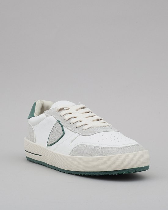 Sneakers VNLU WX07 Nice Low Man uomo PHILIPPE MODEL Bianco-Verde