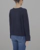 Maglione K44240 donna SUN68 Navy Blue