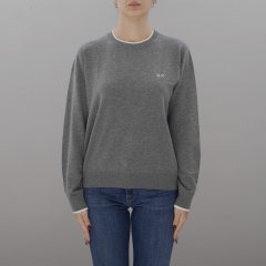 Maglioncino K44208 donna SUN68 Grigio scuro