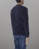 FELPA UOMO SUPER CULTURE A937 VITA DA BOMBER BLU NAVY Blu Navy