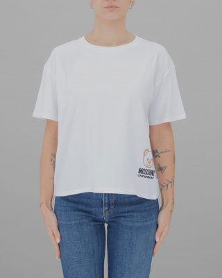 T-shirt 0701 MOSCHINO donna Bianco