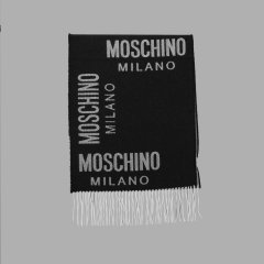 Sciarpa M5805 uomo MOSCHINO Nero