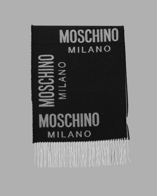 Sciarpa M5805 uomo MOSCHINO Nero