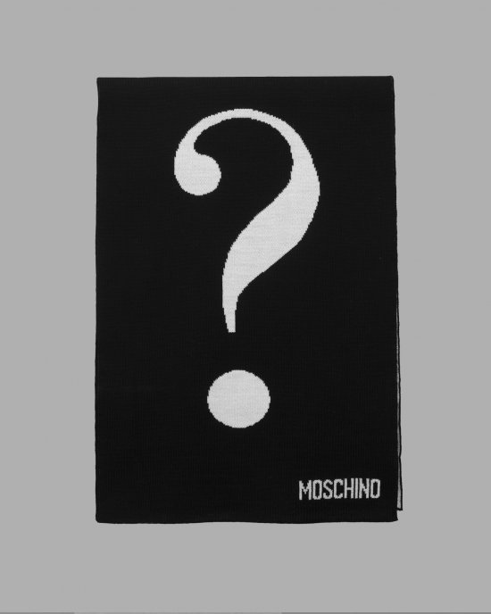 Sciarpa M3153 uomo MOSCHINO Nero