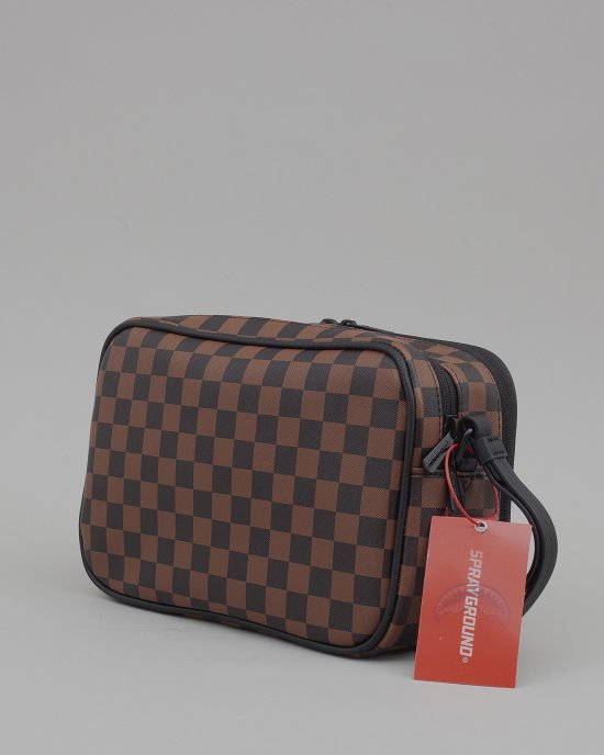 Pochette 910B6516NSZ SPRAYGROUND uomo Marrone