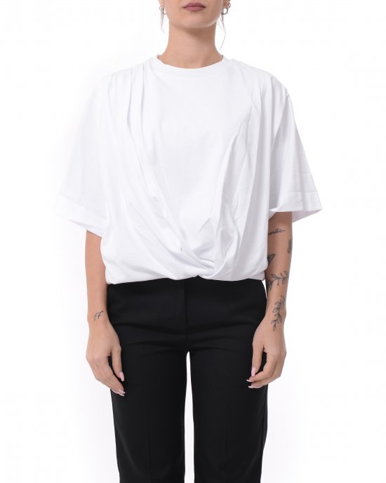 T-shirt Locomotiva 105003 donna PINKO Bianco