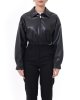 Giacca in pelle UWP25084GB donna JOHN RICHMOND Nero