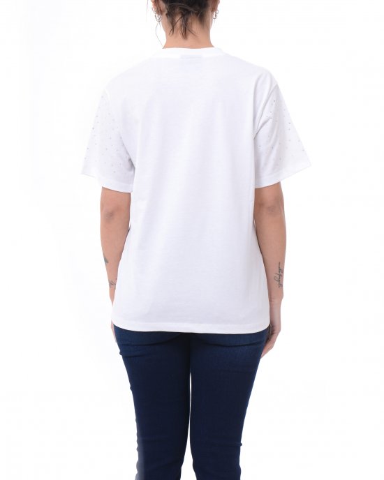 T-shirt 25EDS54927 donna DISCLAIMER Bianco