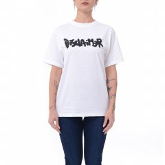 T-shirt 25EDS54927 donna DISCLAIMER Bianco