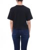 T-shirt 25EDS54917 donna DISCLAIMER Nero