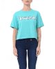 T-shirt 25EDS54917 donna DISCLAIMER Verde acquamarina