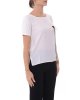 T-shirt ONDA 2511971033200 donna PENNY BLACK Bianco-Nero