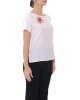 T-shirt ONDA 2511971033200 donna PENNY BLACK Bianco-Rosa