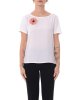 T-shirt ONDA 2511971033200 donna PENNY BLACK Bianco-Rosa