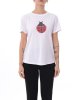 T-shirt SOLE 2511971023200 donna PENNY BLACK Bianco