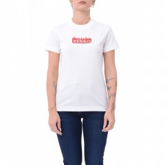 T-shirt Trapani High Trim A2D6 105050 PINKO donna Bianco