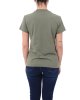 T-shirt Trapani High Trim A2D8 105050 PINKO donna Verde militare